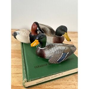 1980s Heritage Duck Figurines Countrycore Wildlife Hunting Decor Set of 3
